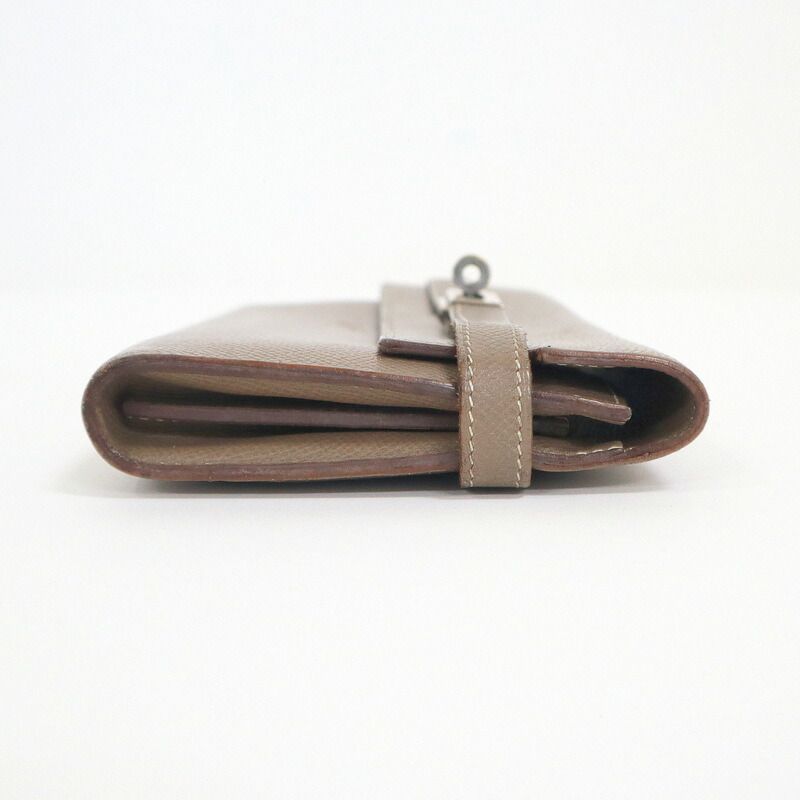 Hermes Kelly Wallet Top Silver Epsom — view 3