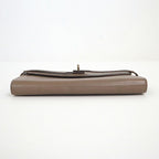 Hermes Kelly Wallet Top Silver Epsom — view 4