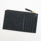 Prada Card Holder Black Triangle Leather — view 2