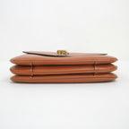 Celine Tab Shoulder Bag Leather Brown Gold — view 4