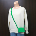Bottega Veneta Candy Cassette Mini Shoulder Bag Green Leather — view 6