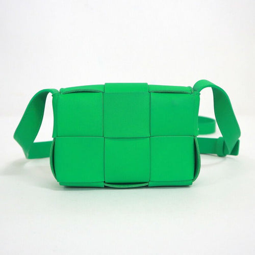 Bottega Veneta Candy Cassette Mini Shoulder Bag Green Leather — view 2