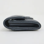 Chanel Quilted Coin Case Lambskin So Black Silver — view 3