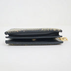 Dior Bifold Compact Wallet Giraffe Black Yellow Leather X — view 3