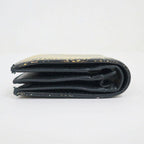 Dior Bifold Compact Wallet Giraffe Black Yellow Leather X — view 4