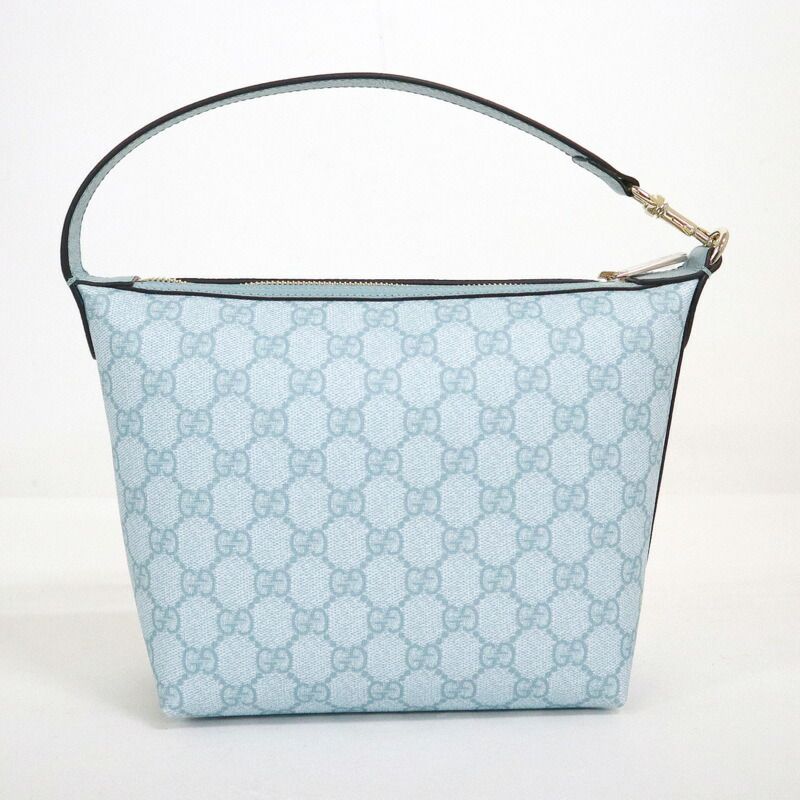Gucci Ophidia Super Mini Shoulder GG Supreme Canvas Dusty Bull Silver — view 2