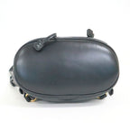 Gucci GG Marmont Backpack Black Gold Leather X — view 4