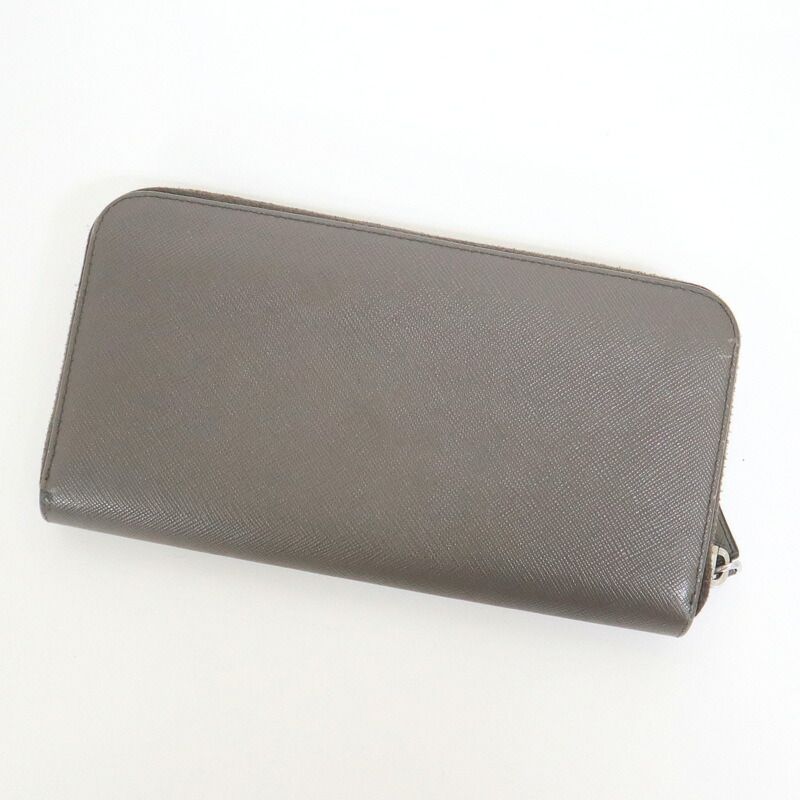 Prada Wallet Sapphia No Gray Silver — view 2