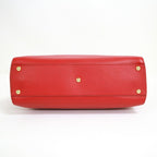 Fendi Peekaboo Shoulder Bag Leather Scarf — view 4