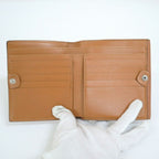 Fendi Peekaboo Wallet Beige Leather — view 4