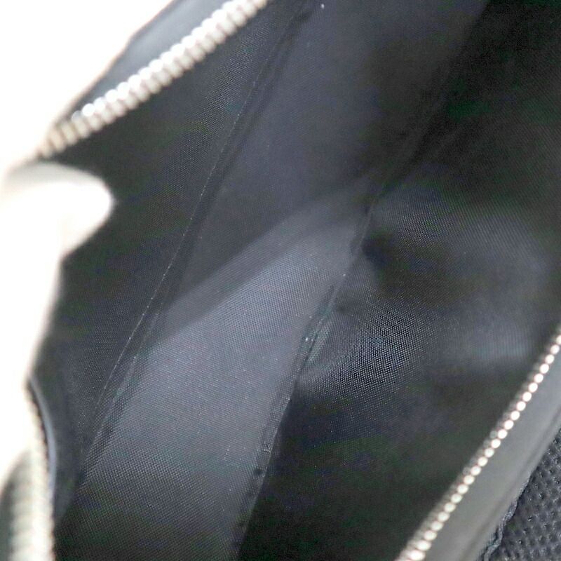 Celine Avabag Shoulder Bag Canvas Black Silver — view 7