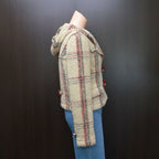 Chanel Short Duffel Coat with Hood Multicolor 36 — view 3