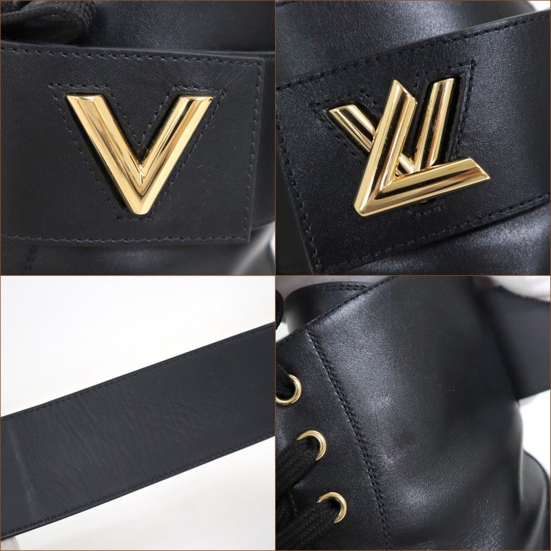 Louis Vuitton Boots Wonderland Leather Black — view 4