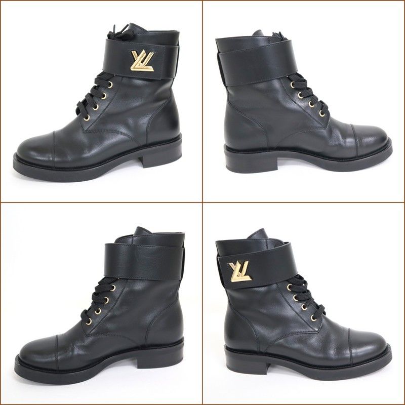 Louis Vuitton Boots Wonderland Leather Black — view 3