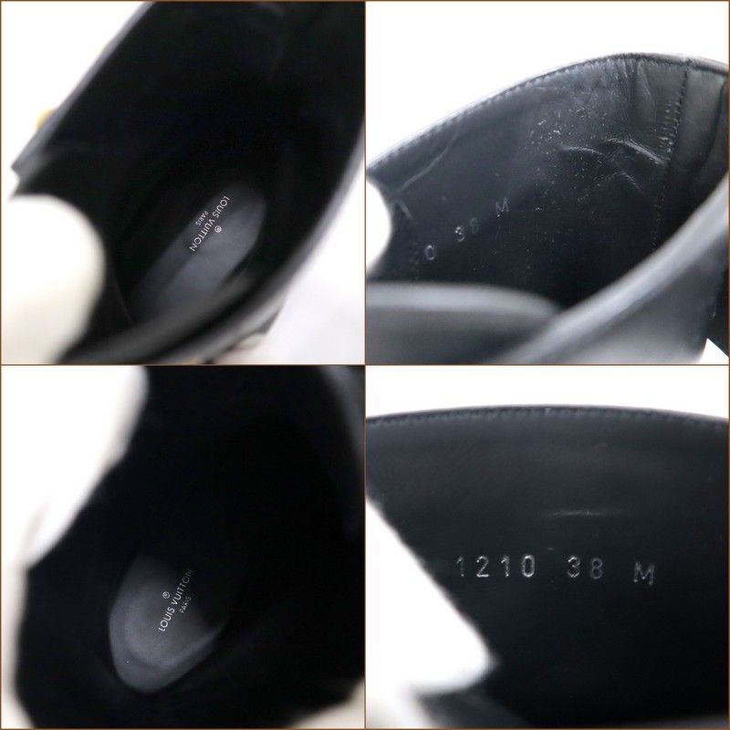 Louis Vuitton Boots Wonderland Leather Black — view 6