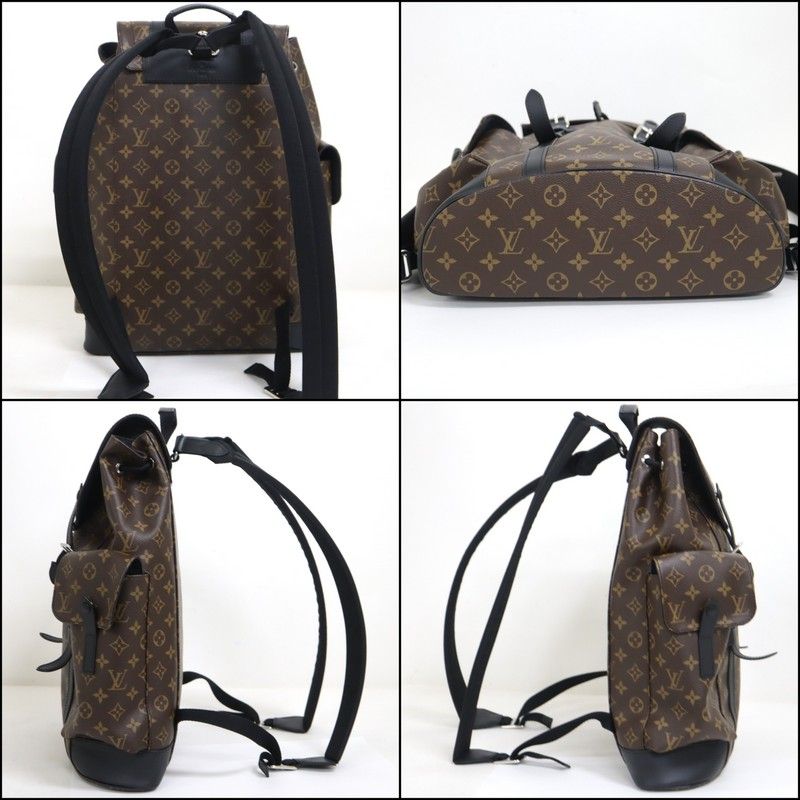 Louis Vuitton Christopher MM Backpack Monogram Macassar — view 2