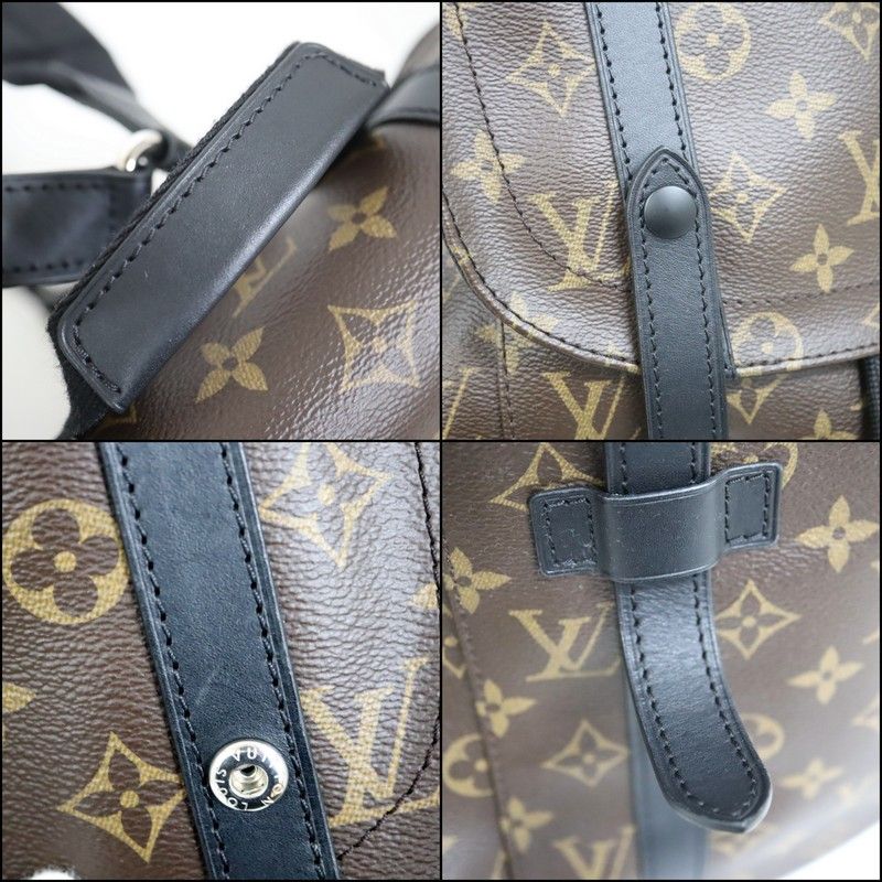 Louis Vuitton Christopher MM Backpack Monogram Macassar — view 6