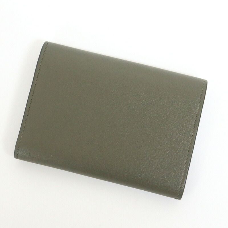 Loewe Small Vertical Wallet Balloon Khaki Leather — view 2