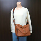 Loewe Hammock Small Shoulder Bag Leather Lace Brown Gold Black — view 9