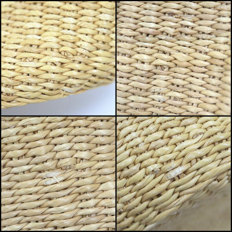 Loewe Shell Basket Bag Small Elephant Grass Leather Natural Pecan — view 9