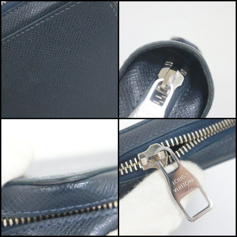 Louis Vuitton Zippy XL Taiga Blue — view 7
