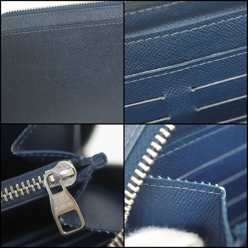 Louis Vuitton Zippy XL Taiga Blue — view 8
