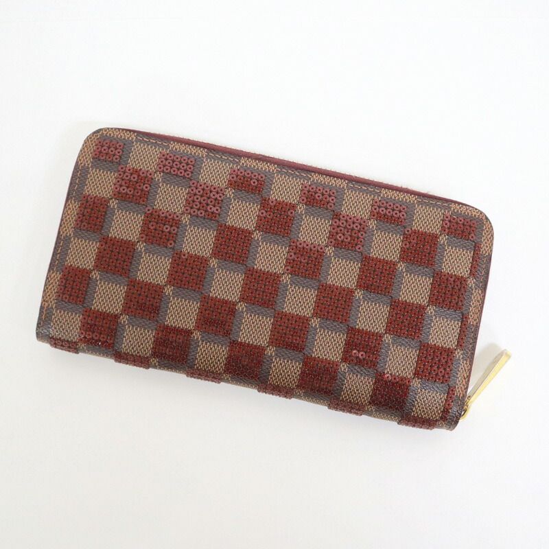 Louis Vuitton Zippy Wallet Damier Payette Sequin Ebene — view 2