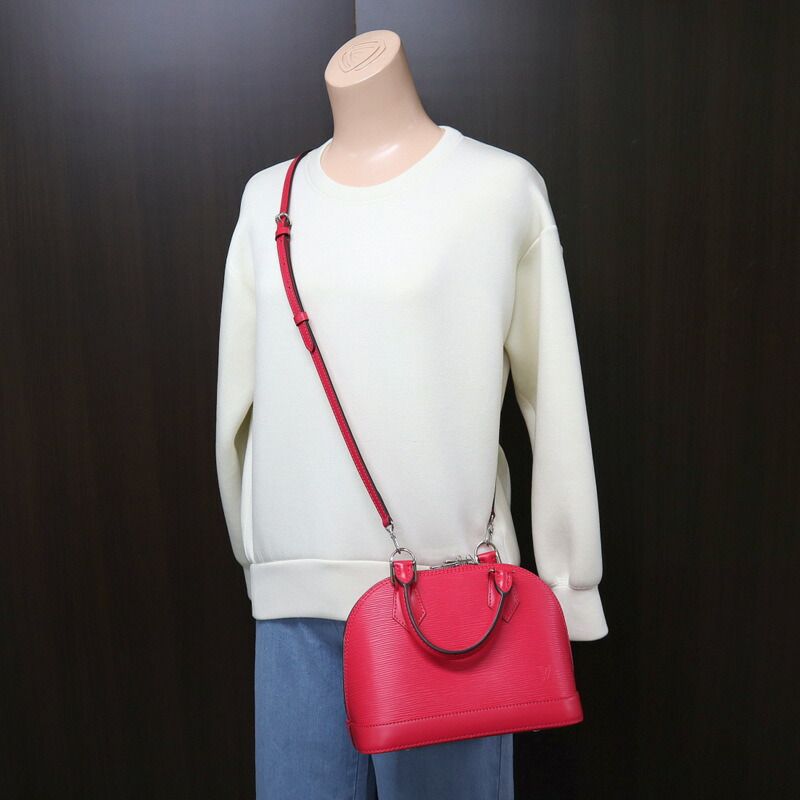 Louis Vuitton Alma BB 2-Way Shoulder Bag Epi Grenade — view 8