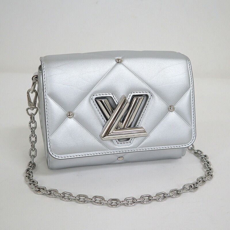 Louis Vuitton Twist PM Shoulder Bag LV Pillow Leather Silver Tag — view 2