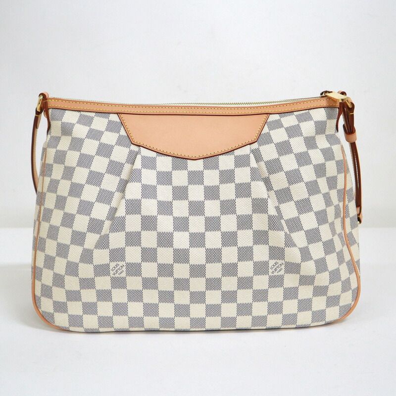 Louis Vuitton Syracuse MM Shoulder Bag Damier Azur — view 2
