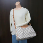 Louis Vuitton Syracuse MM Shoulder Bag Damier Azur — view 8