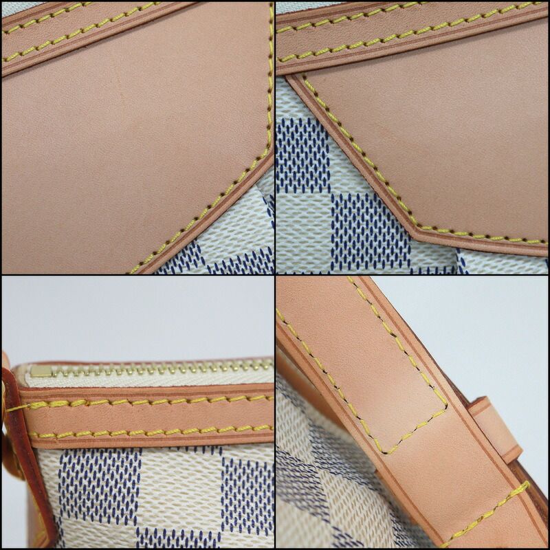 Louis Vuitton Syracuse MM Shoulder Bag Damier Azur — view 7