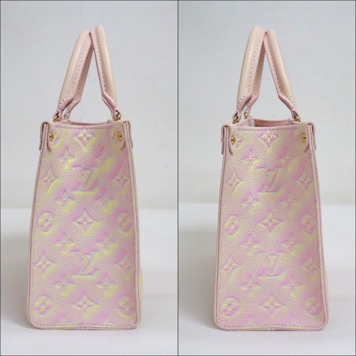 Louis Vuitton On The Go PM Monogram Empreinte Light Pink — view 3