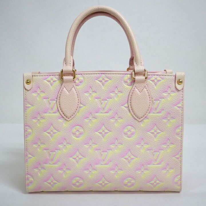 Louis Vuitton On The Go PM Monogram Empreinte Light Pink — view 2