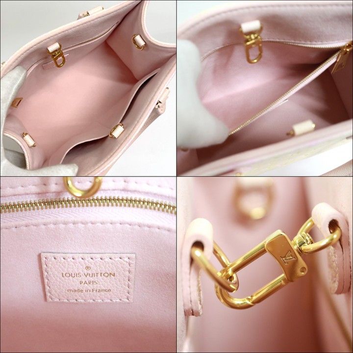 Louis Vuitton On The Go PM Monogram Empreinte Light Pink — view 7