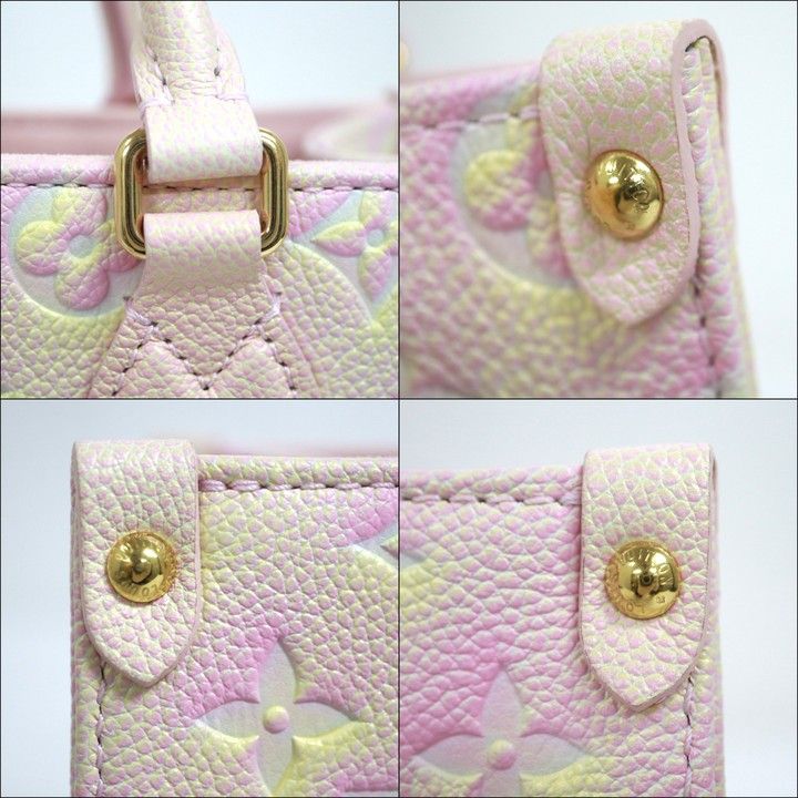 Louis Vuitton On The Go PM Monogram Empreinte Light Pink — view 6