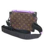Louis Vuitton Handle Soft Trunk Monogram Macassar Brown Purple — view 2