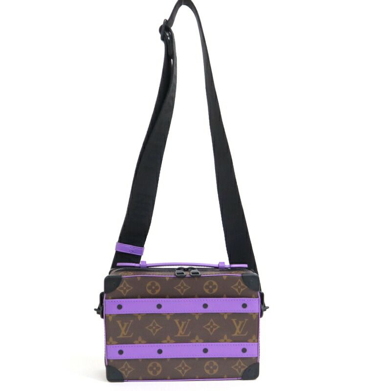 Louis Vuitton Handle Soft Trunk Monogram Macassar Brown Purple — view 3