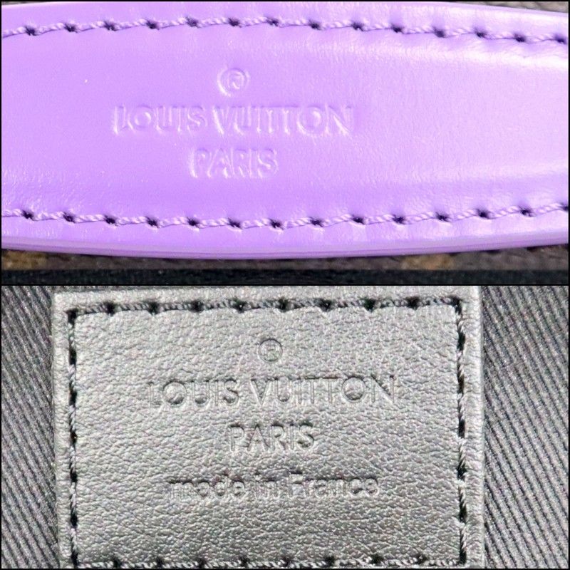 Louis Vuitton Handle Soft Trunk Monogram Macassar Brown Purple — view 8