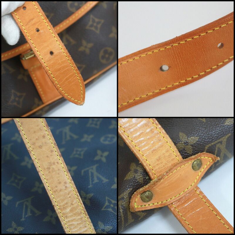 Louis Vuitton Saumur 35 Shoulder Bag Monogram Brown — view 9