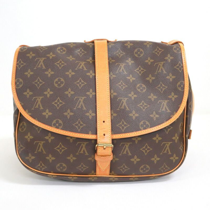 Louis Vuitton Saumur 35 Shoulder Bag Monogram Brown — view 2