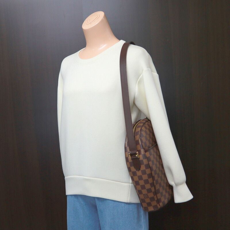Louis Vuitton Ipanema GM Shoulder Bag Damier Ebene — view 8