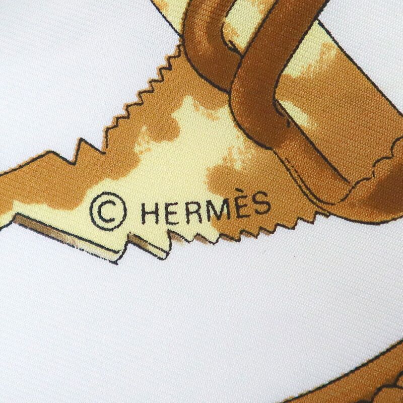 Hermes Carre 90 Horse Riding Scene Silk Blue Scarf — view 4