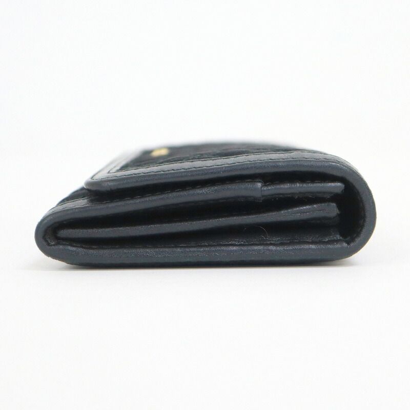 Prada Wallet Black Gold Leather — view 4