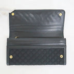 Prada Wallet Black Gold Leather — view 5