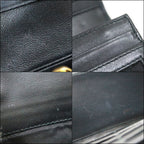 Prada Wallet Black Gold Leather — view 8