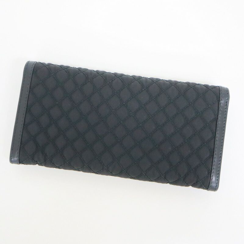 Prada Wallet Black Gold Leather — view 2