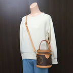 Louis Vuitton Cannes Shoulder Bag Monogram Giant Reverse Brown — view 9