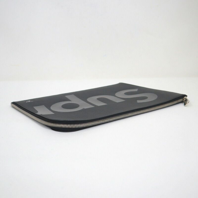 Louis Vuitton Supreme Pochette Jour GM Epi Noir Black — view 3