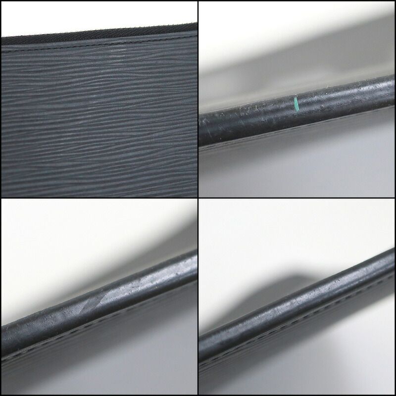 Louis Vuitton Supreme Pochette Jour GM Epi Noir Black — view 7